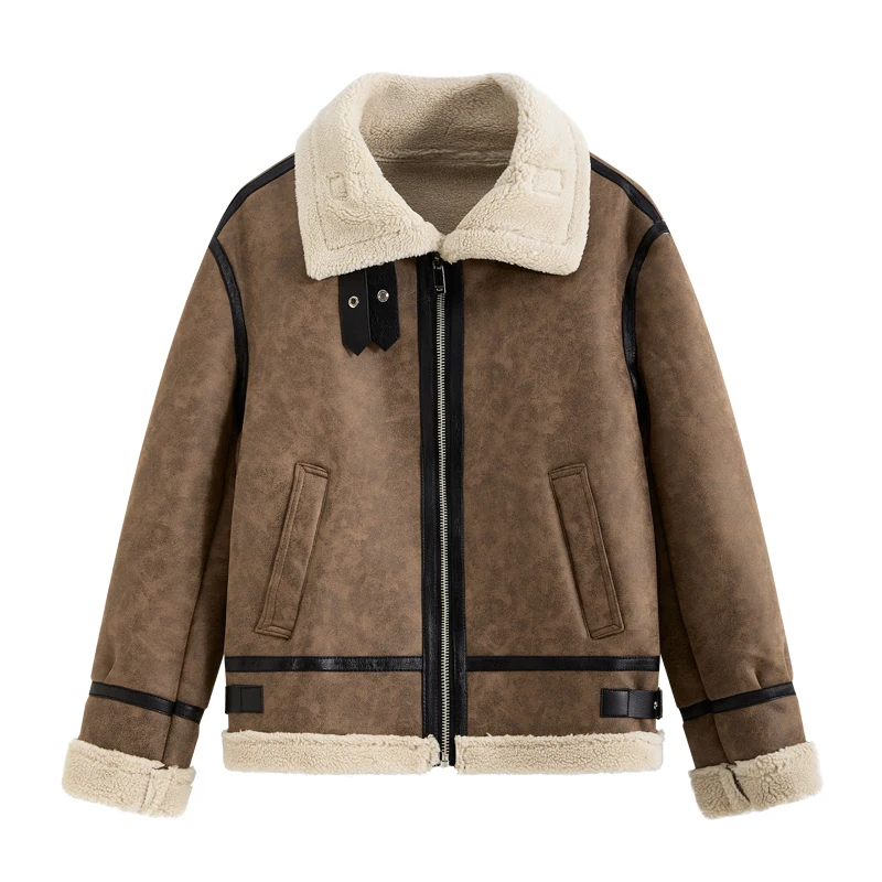 الشتاء سميكة الدافئة أفخم الرجال الملابس عالية الجودة سترة جلدية مريحة مقاومة للرياح Roupas Masculinas سستة سترات #2