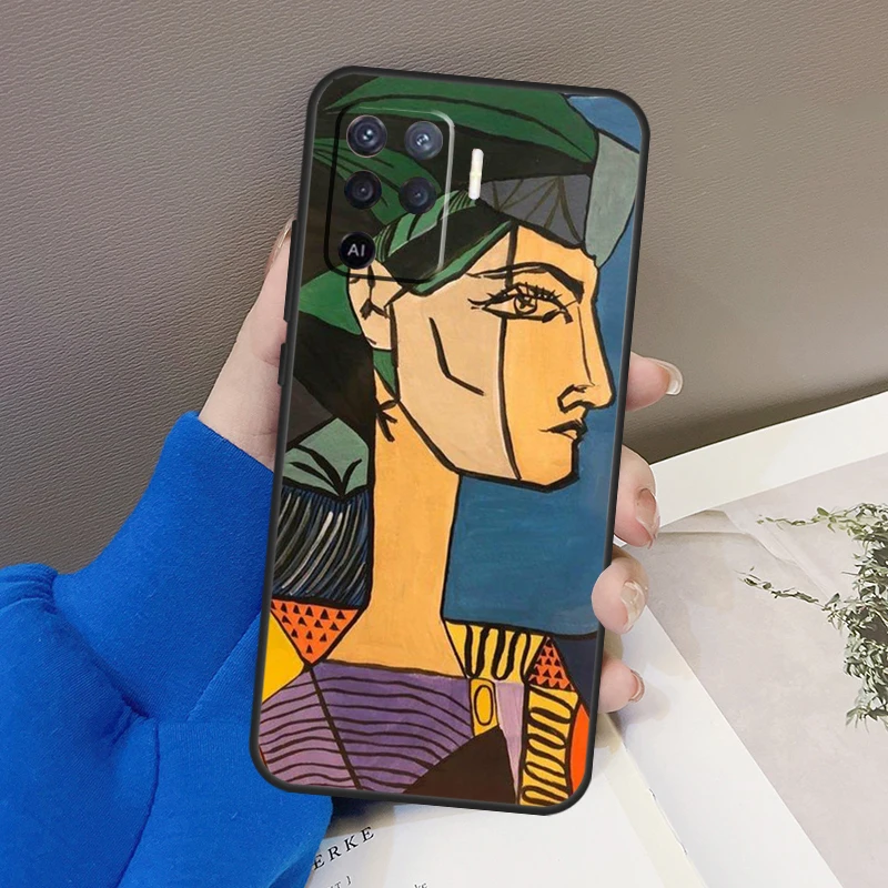 Painting Picasso Abstract Art Cover For OPPO A15 A16 A3S A5S A52 A72 A94 A74 A54 A83 A91 A93 A31 A5 A9 2020 A53 S Case