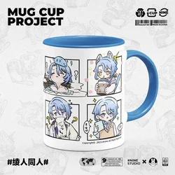 Game Genshin Impact Kamisato Ayato Cartoon Fashion Ceramic Coffee Mug Cute Cup Cosplay Milk Tumblerful Student Birthday Gift