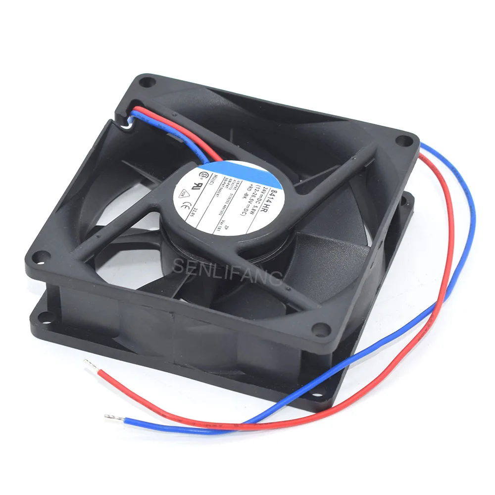 8414HR New 80MM Cooling DC24V 12-26.5VDC 2Wires 5.8W 80*80*25MM Square Cooler