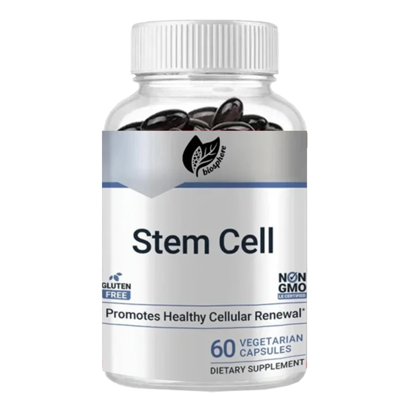 Stem Cells, Promote Cell Renewal, Passion Fruit Extract, Trans Resveratrol, Gluten Free, Non GMO, Vegetarian, 60 Capsules