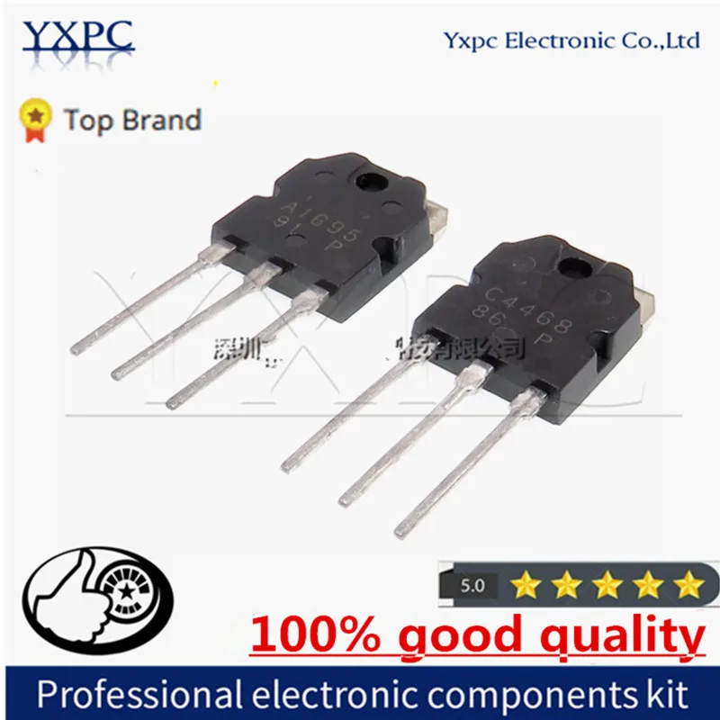 10pcs 2SC4468 2SA1695 TO-247 C4468 A1695 Transistors