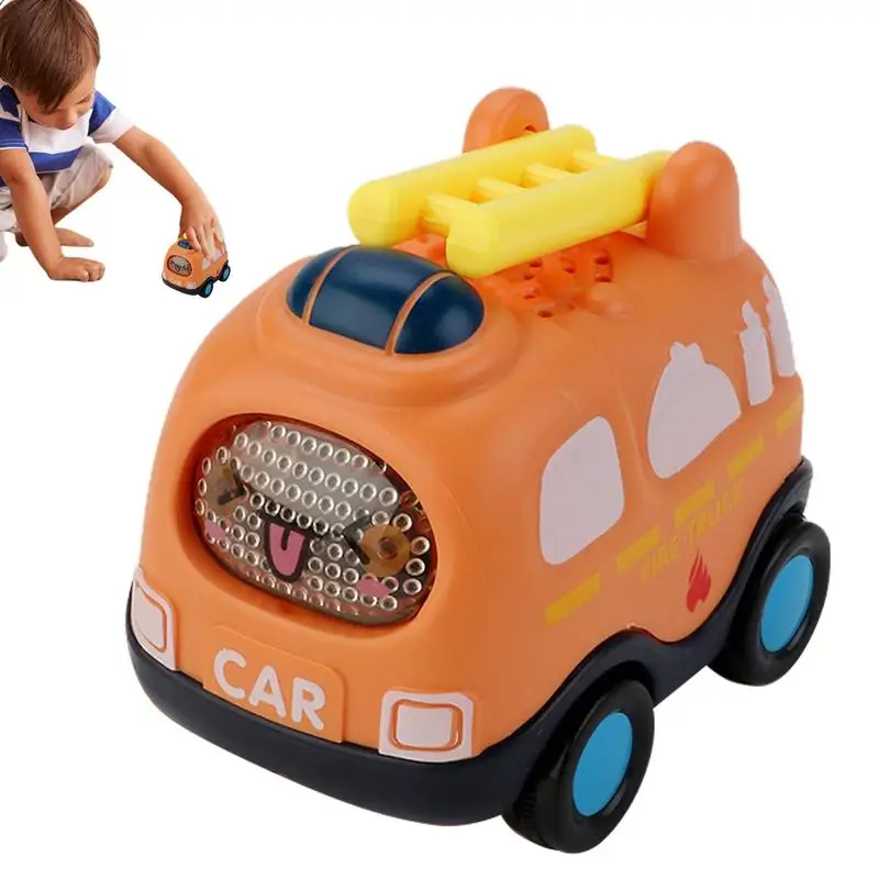 

Cartoon Cars Toys Inertia Powered Mini Vehicles Toy Impact Resistant Creative Car Toy Set Kid Car Model Toy For Home Travel