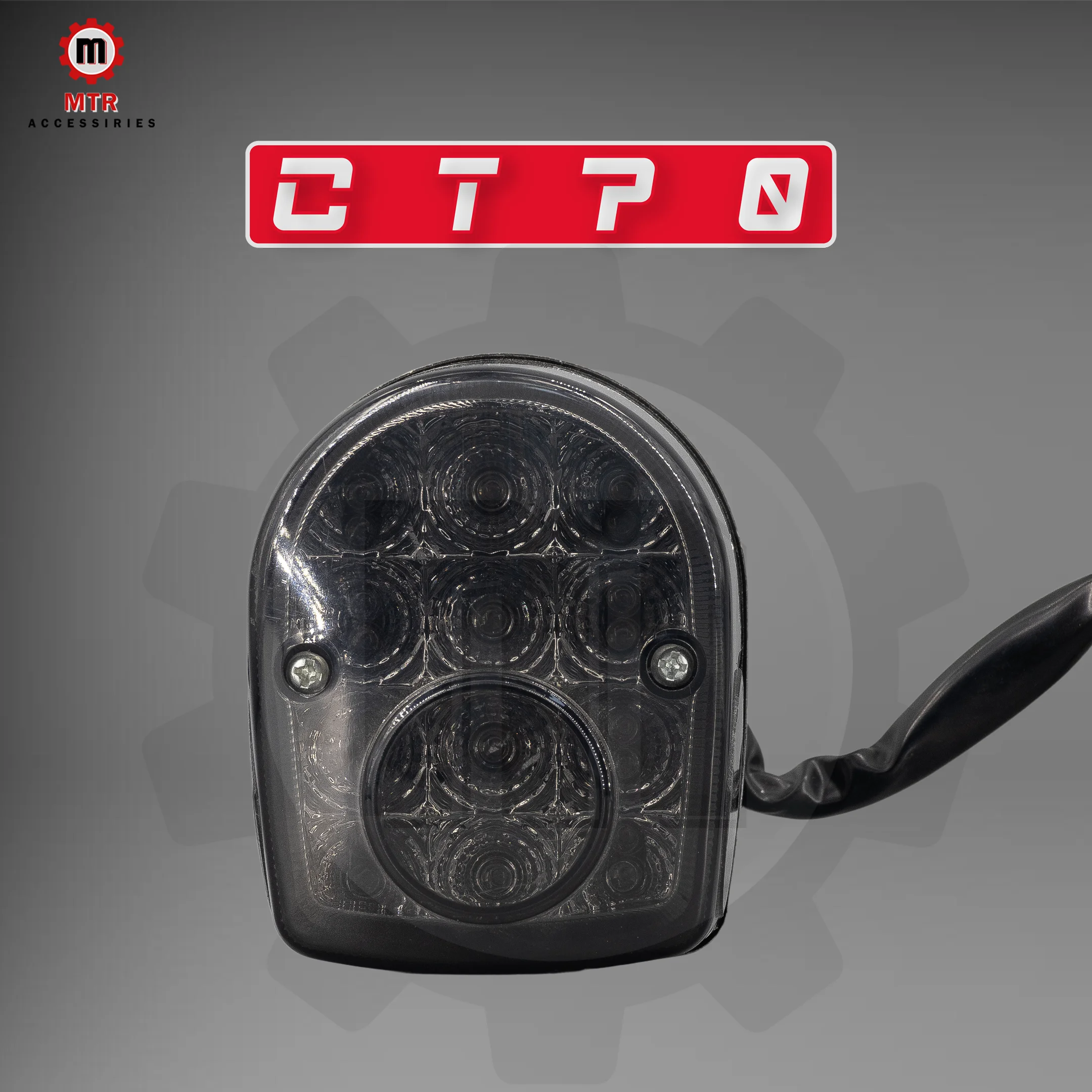 

Задний фонарь CT70 Стоп-сигнал Черный задний фонарь Сигнальный фонарь Запчасти для мотоциклов DAX CT70 Аксессуары