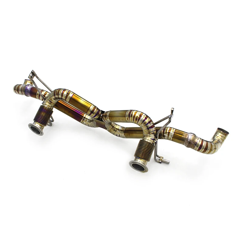 

OEM Titanium Catback Exhaust Pipes For Audi R8 V8/V10 4.2/5.2 2017-2023 Straight Pipes Non Muffler Valves