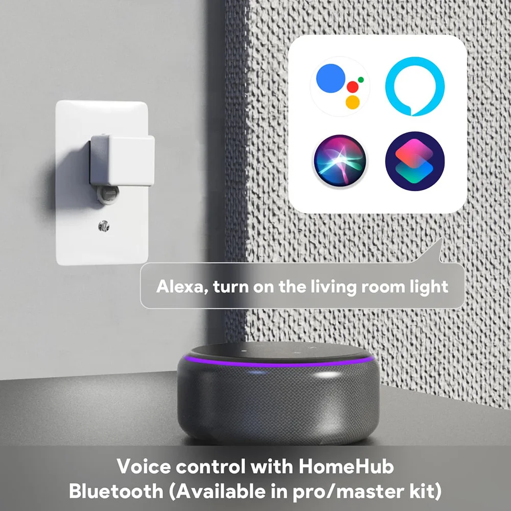 Inteligentny dom Fingerbot Robot Adaprox aplikacja domowa Bluetooth 4.2 Finger Bot inteligentny przełącznik z pilotem dla Alexa Google Home