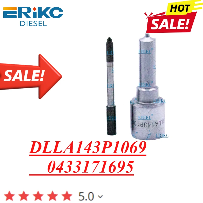 DLLA143P1069 0433171695 New Fuel Injector Nozzle DLLA 143 P1069 Auto Engine Sprayer for  Injection 0445110184