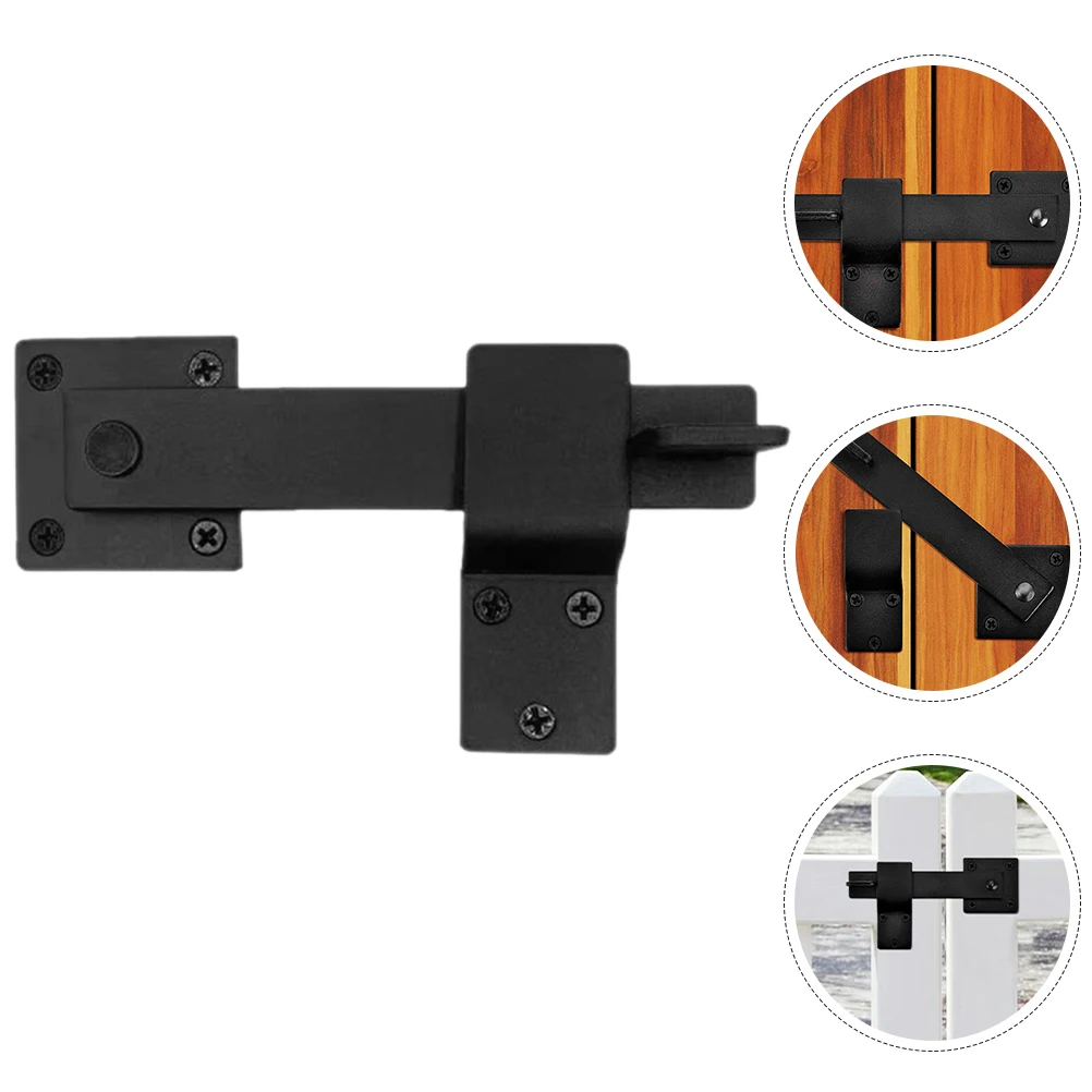 

Sturdy Iron Farm Hardware Metal Buckle Barn Latch Universal Fence Sliding Household Clasp Anti Theft Gate Hasp Screen Garden