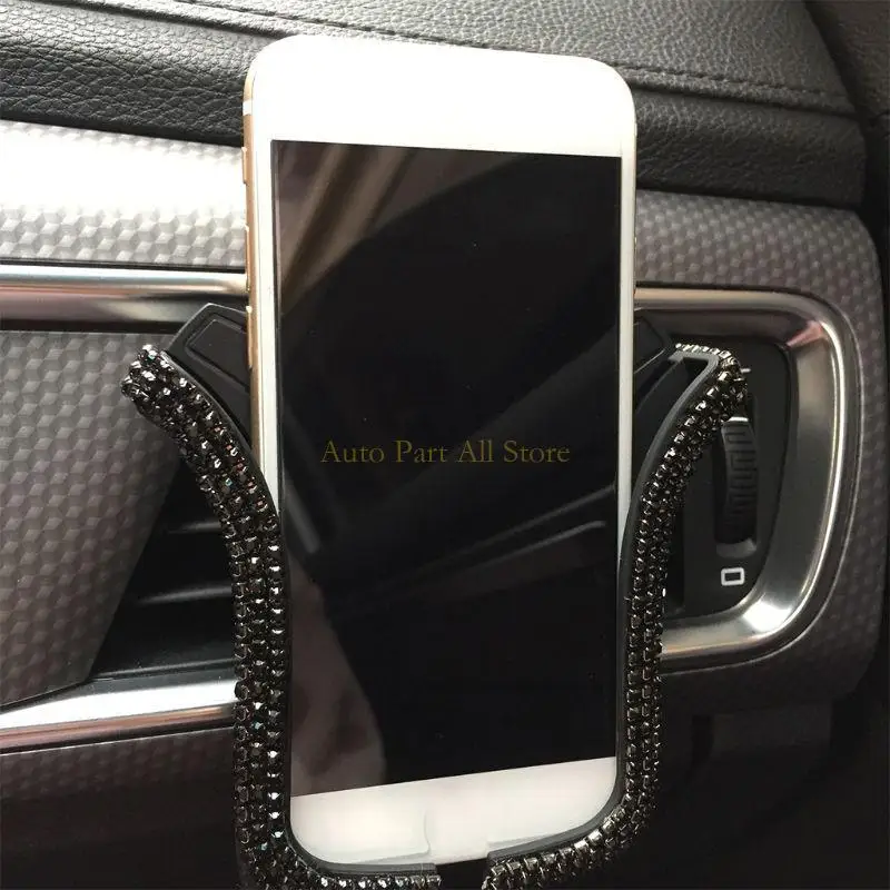 

Универсальный держатель автомобильного телефона J0MA с кристаллом для атмосферного воздушного вентиляционного отверстия CAR