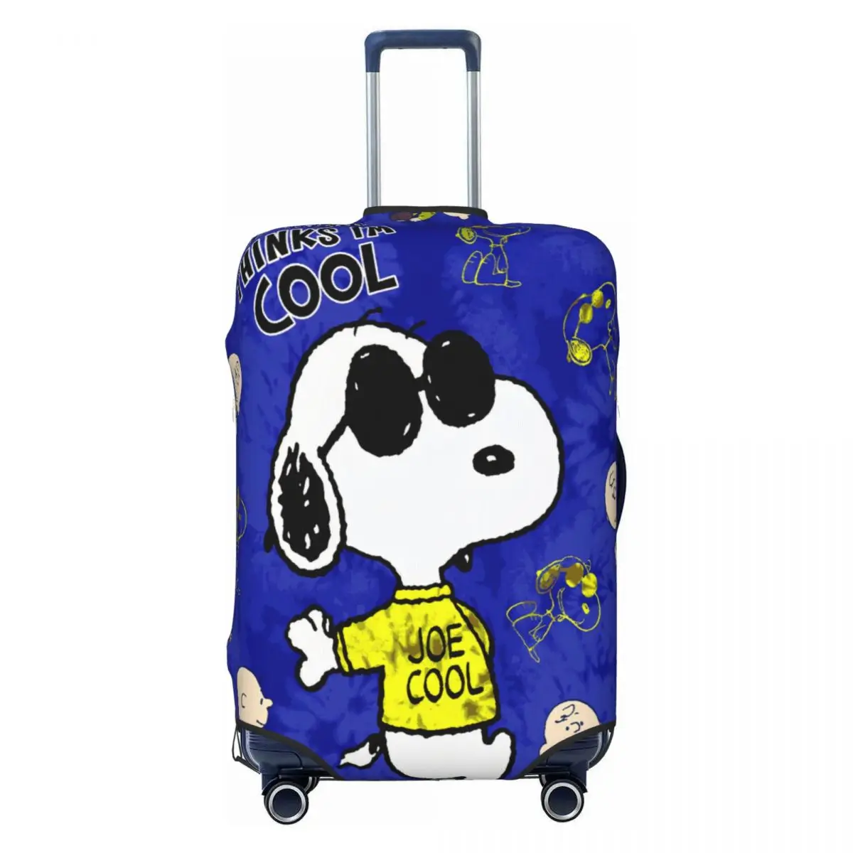 

Cool Snoopy Travel Luggage Cover Elastic Beagle Dog Suitcase Cover Protector Fit 18-32 Inch