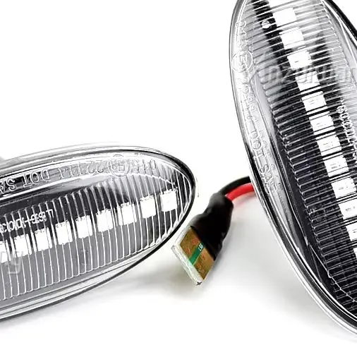For Nissan Qashqai X-trail Dualis Juke Micra Note 26160-89900 26160-8990A 1Pair Car LED Dynamic Side Marker Turn Signal Light