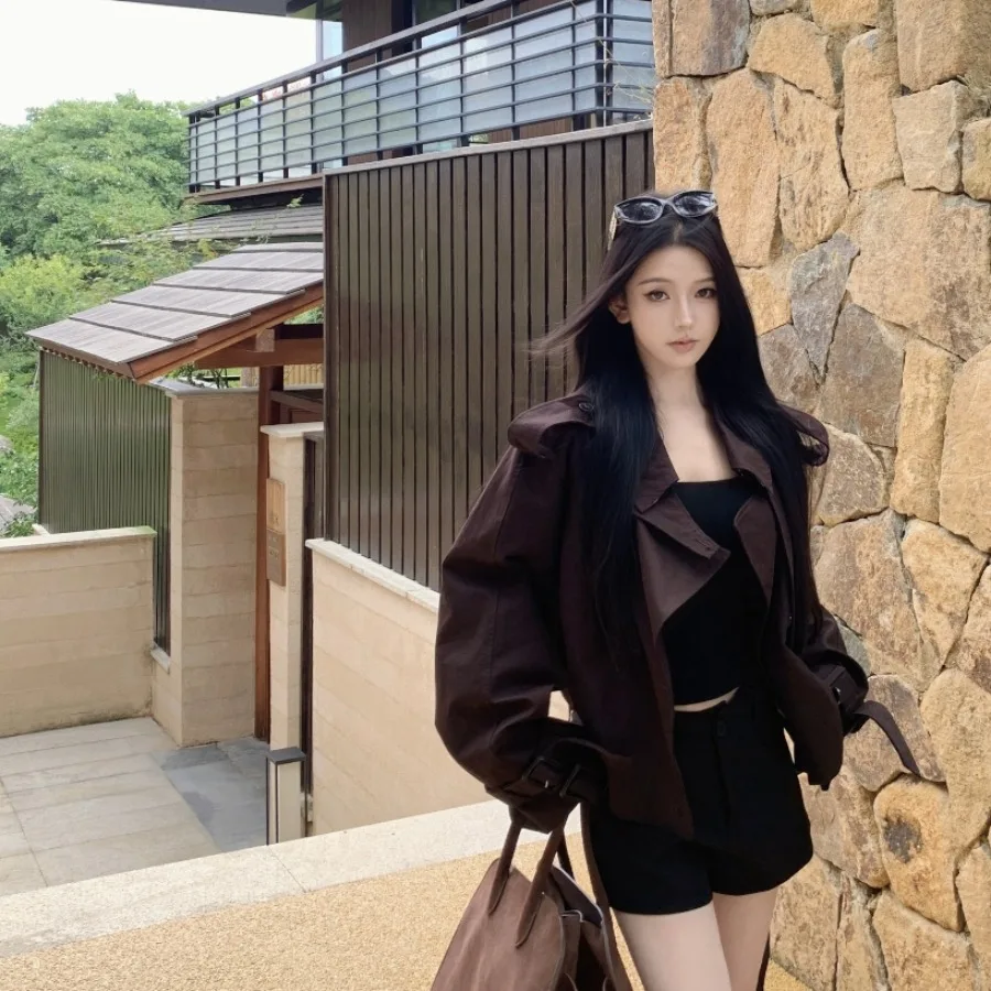 

Design Sensation ort Coat Autumn Winter New Sle Long Sve Slimming Women's Faion Outerwear Polyester Fiber Ladies' Ja...