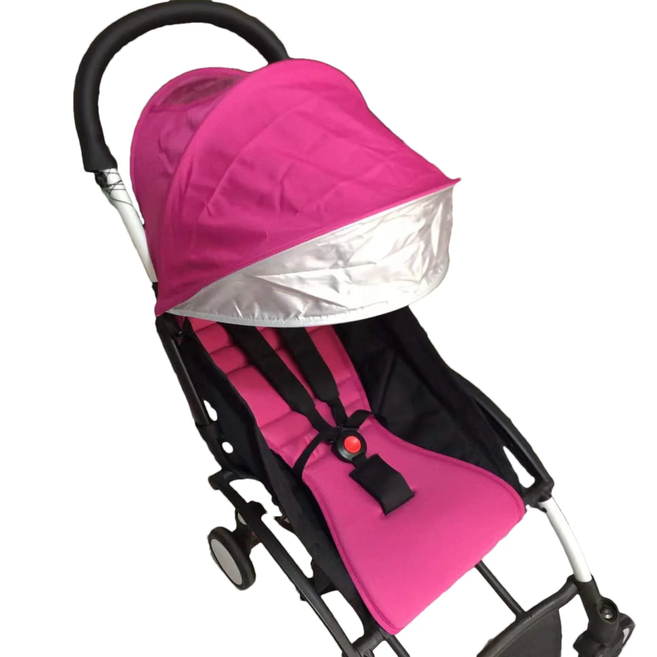 Textile 165 SunShade+seat cushion Baby Stroller Accessoire Fit for yoya strollers mat sun canopy shield poussette pad oxford