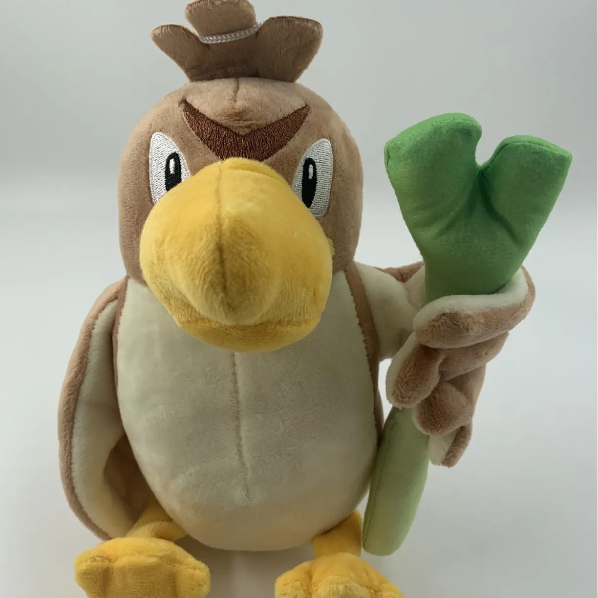 Muñeco de peluche de Pokémon para niños, juguete de felpa de pato scallion sentado, tamaño mediano de 20cm y 8 pulgadas, regalo de colección para