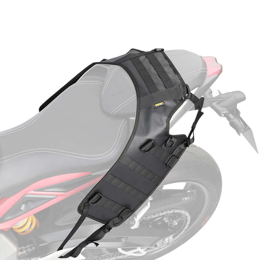 1x Motorcycle Fuel Tank Bag Base Vest Portable Motorbike Tank Bags Mounting Kit for Universal Off-road Motorcycle Fuel Tank Pack
