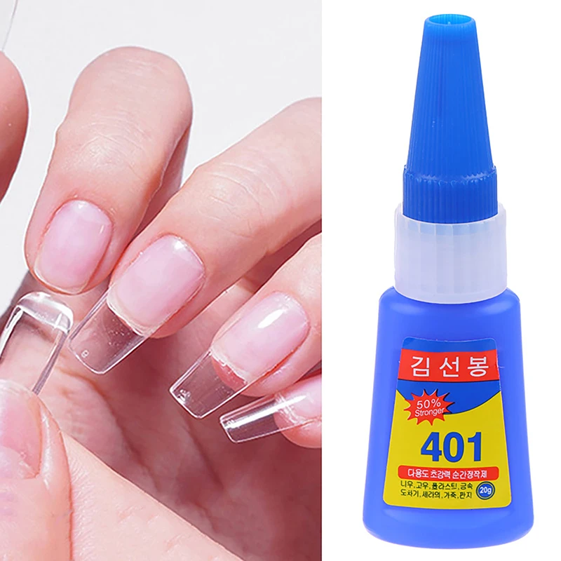 Fast Dry Glue Gel Manicure Tools 12g Super Strong Glue For Fake Nails Decoration Rhinestone False Tips Press On Nails