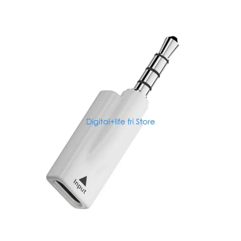 E06D Plugs and Play USB C Female to 3.5mm Audios Adapter Advanced Decoding Chip High Clear Sound for Multiple Devices