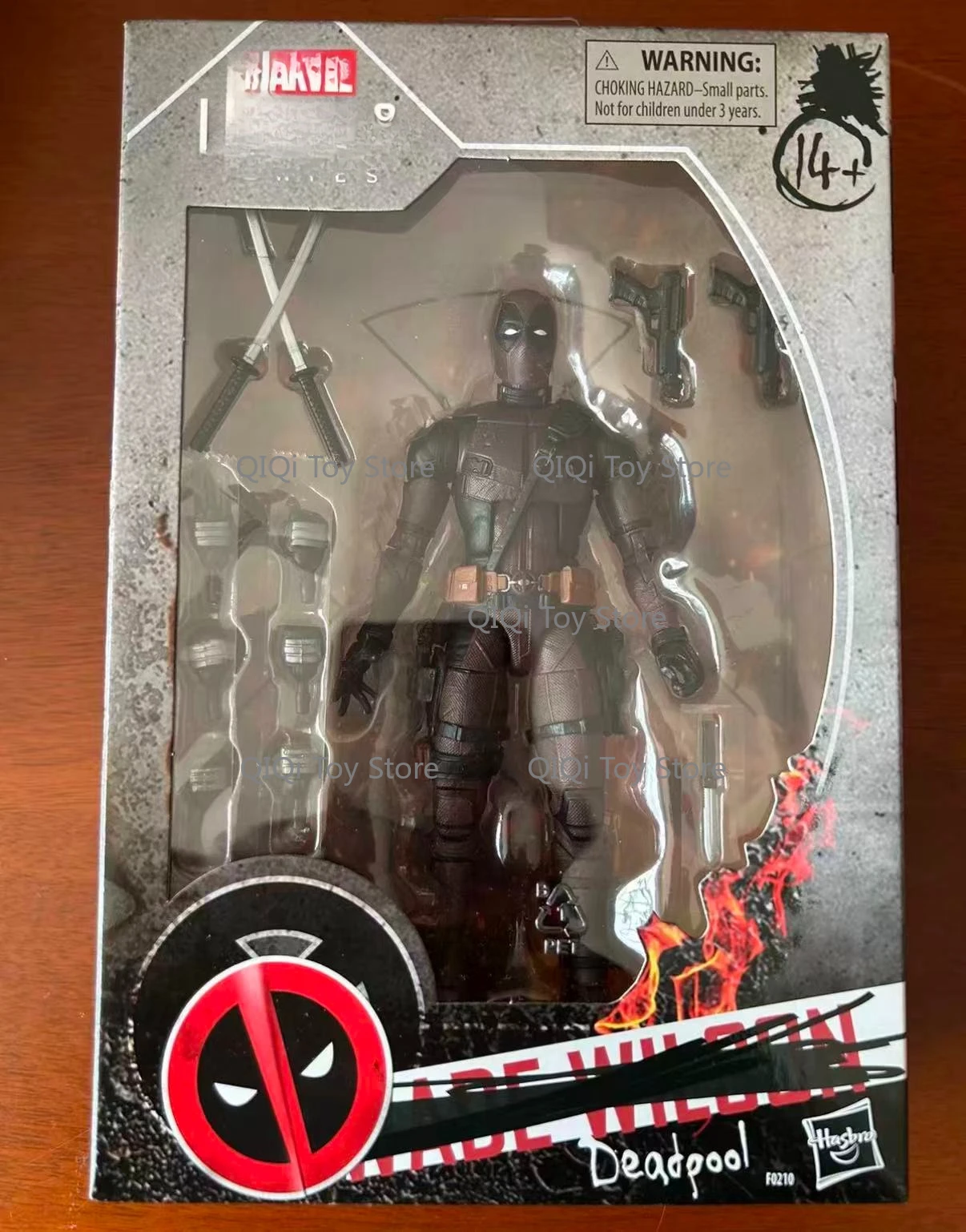 

Коллекционная фигурка Hasbro Ashes Deadpool в индивидуальной упаковке, лимитированная серия, версия по фильму «Дэдпул 2», 6-дюймовая подвижная кукла.