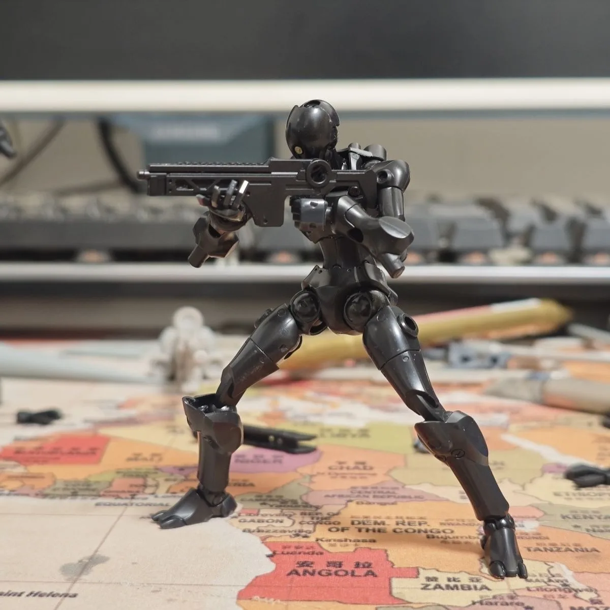 Sheik continental 1/144 3MIN-A série assaut-Type Alien figurine assemblage modèle Kit avec boîte d'origine pour la Collection d'affichage