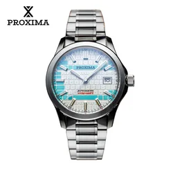 Proxima PX1733 Men Dress Watch NH36 Sapphire Automatic Mechanical Watch Waterproof 100m Bgw9 Lume Reloj