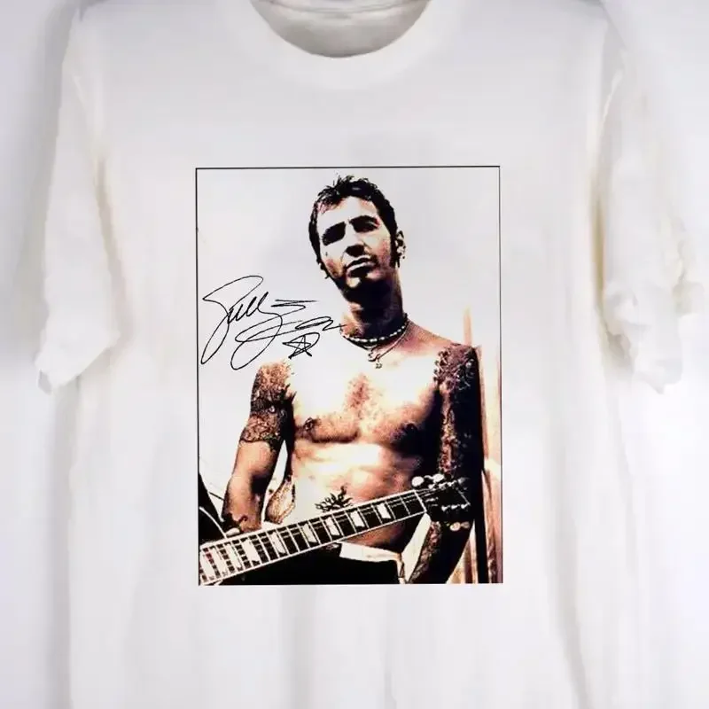 Sully Erna Signature Baumwoll-T-Shirt in Weiß, alle Größen, FA1205