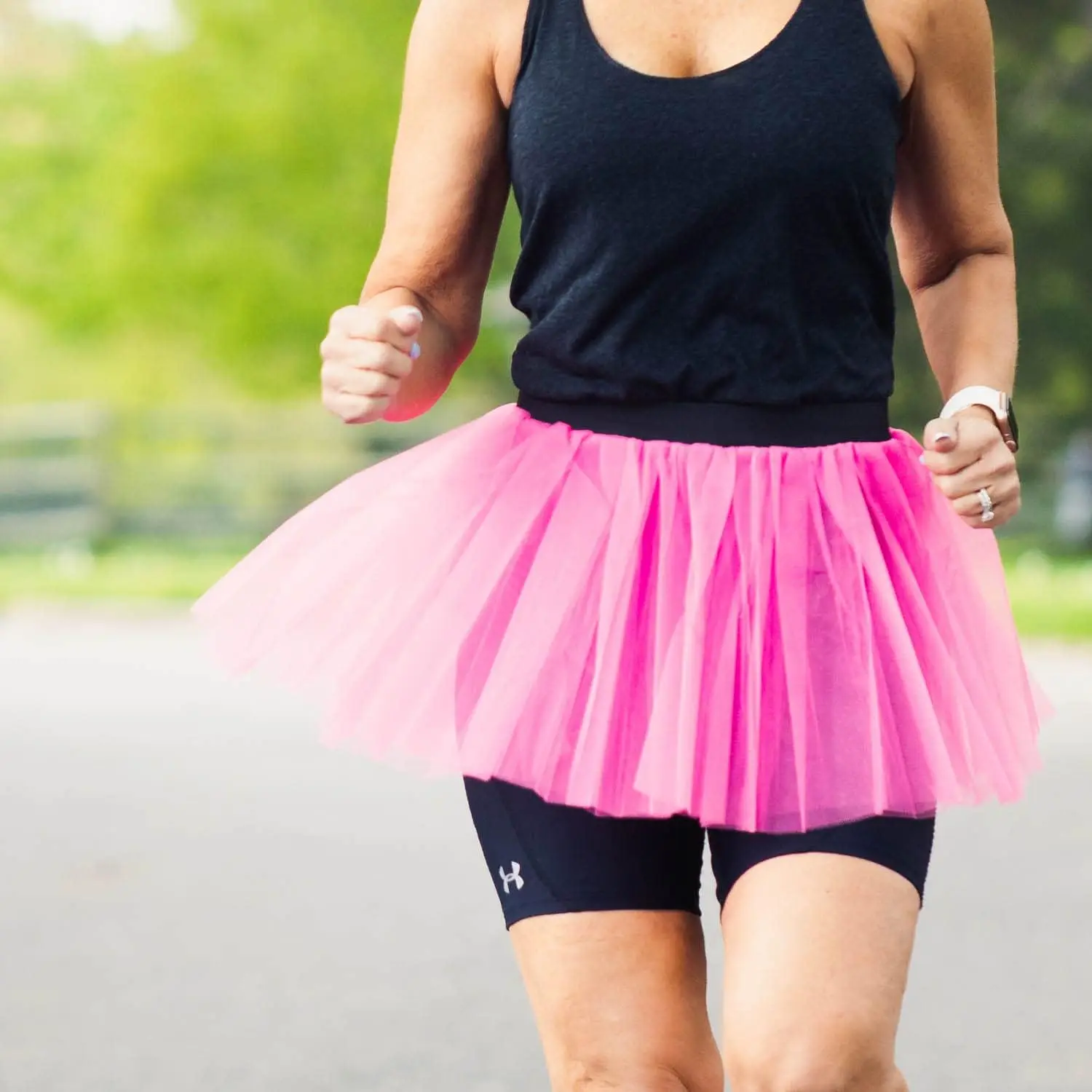 Gone for a Run Runners Tutu, Leve, One Size Fits Most, Saias Coloridas de Corrida, Acessórios Cosplay, 80s Vestuário