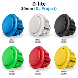 QANBA D-lite Arcade buttons Snap-In Joystick accessories 30mm 24mm (Boxed）Combo package 24Pcs