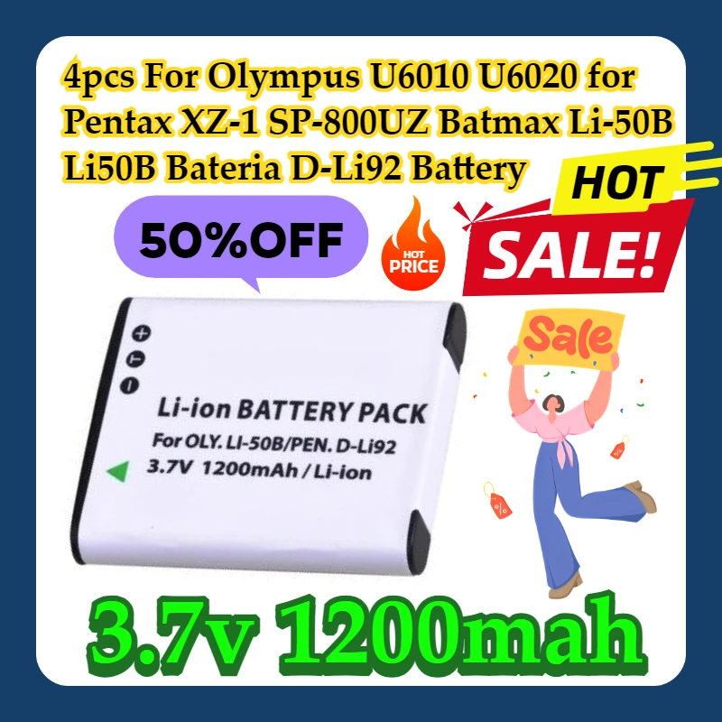 4Pcs For Olympus U6… - image