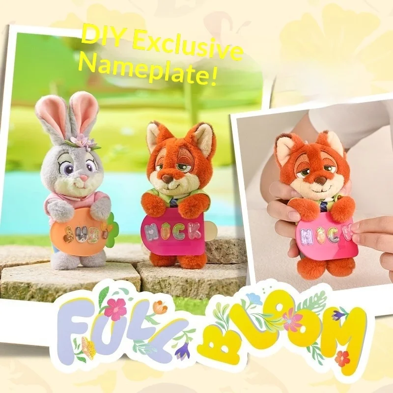 

Disney Zootopia Plush Blind Box Trendy Play Anime Peripheral Charm Cute Healing Doll Bag Decor Surprise Toy Kid Birthday Gift