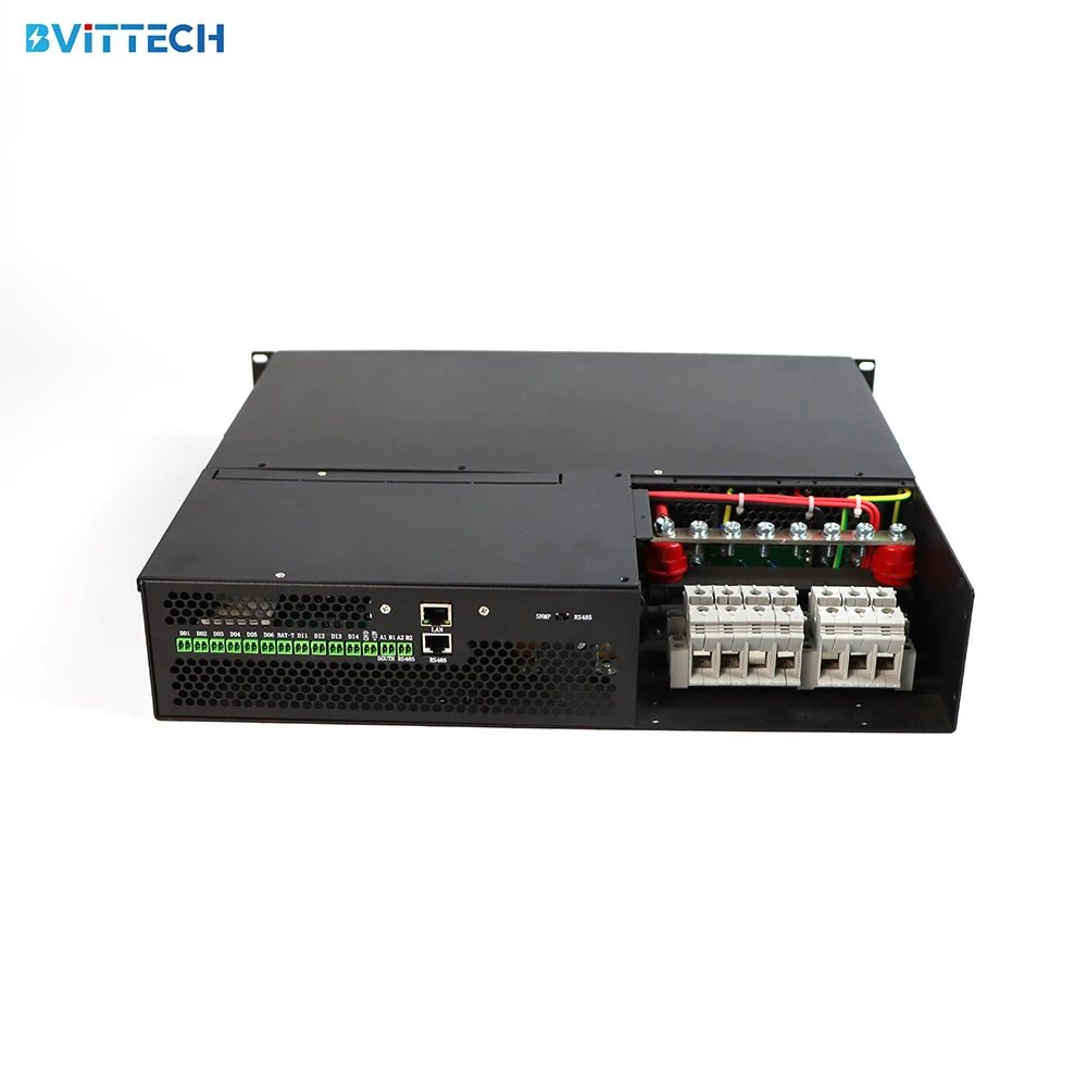 19 Inch Telecom Rack Mount  Battery Charger 50A  Rectifier System 220VAC to 48VDC Mount Rectifier for Industrial Applications