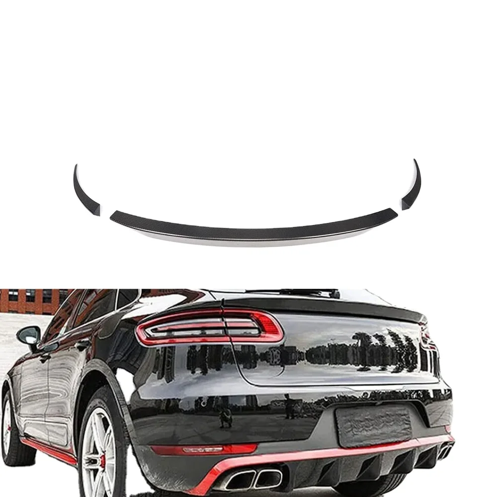 

3 шт. карбоновых центральных спойлеров для Porsche Macan S Sport Utility 4-Door