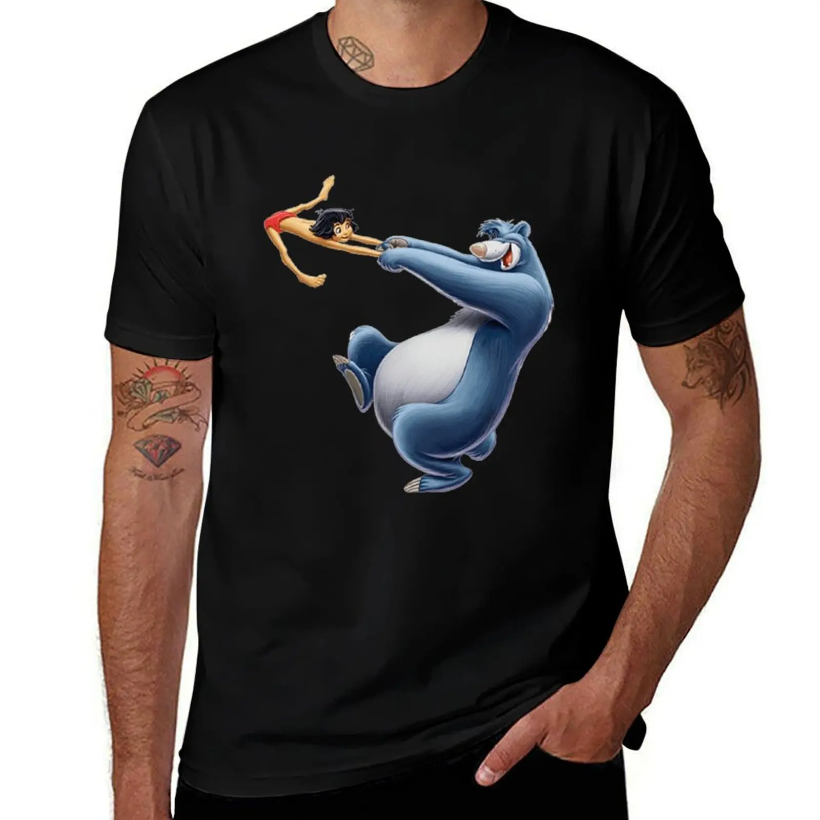 baloo und mowgli das dschungelbuch - das dschungelbuch T-Shirt Simple Trendy Casual T-Shirt