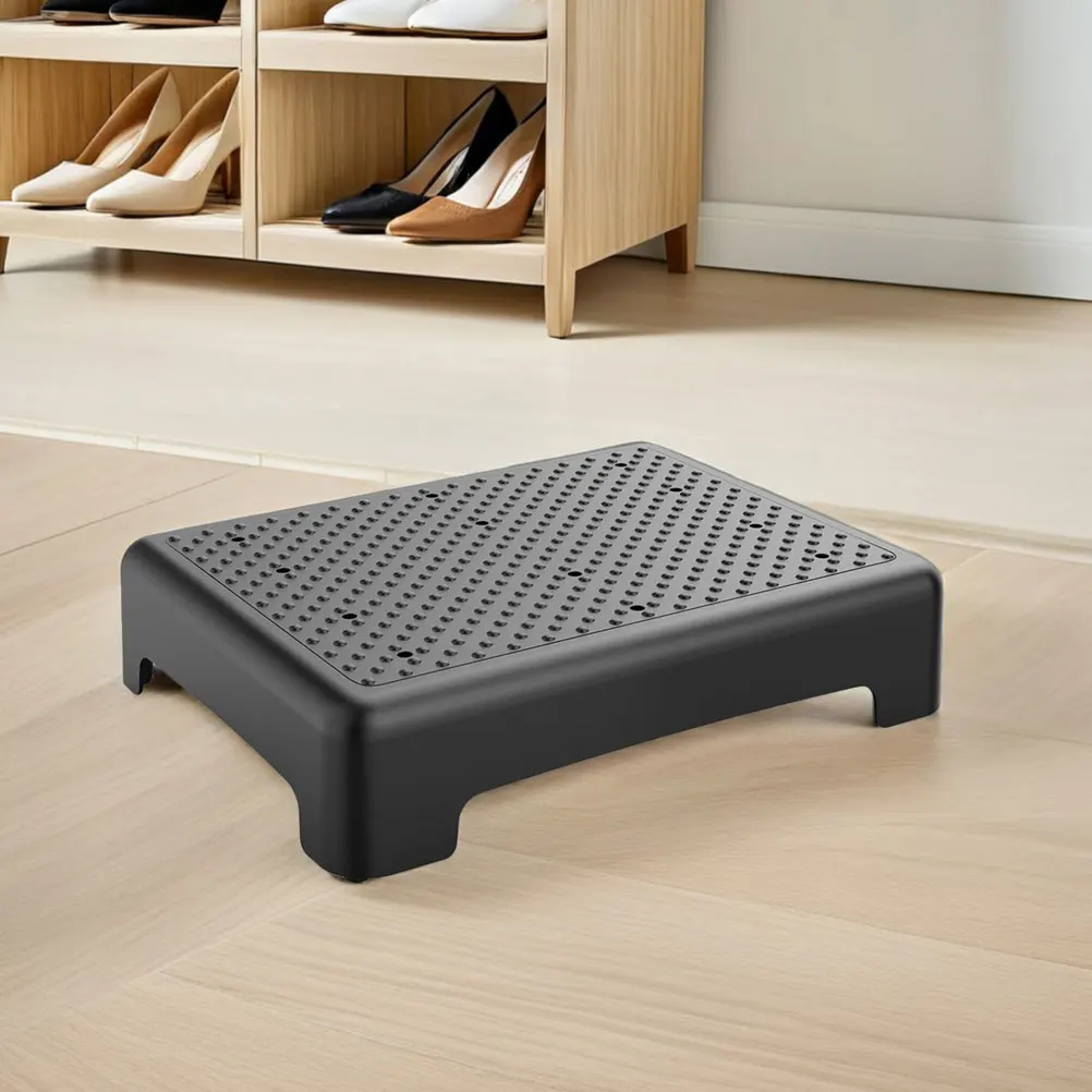 

Step Stool Small Round Dots for Elderly Nonslip Portable Bathroom Kitchen Bedroom Compact Stool for Seniors