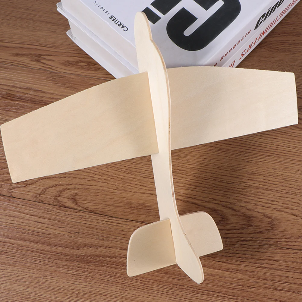 20 Stück leere Holzflugzeuge für Kinder, DIY-Spielzeug, Flugzeug, unbemaltes Flugzeug, Malerei, unvollendete Kinderflugzeuge aus Holz