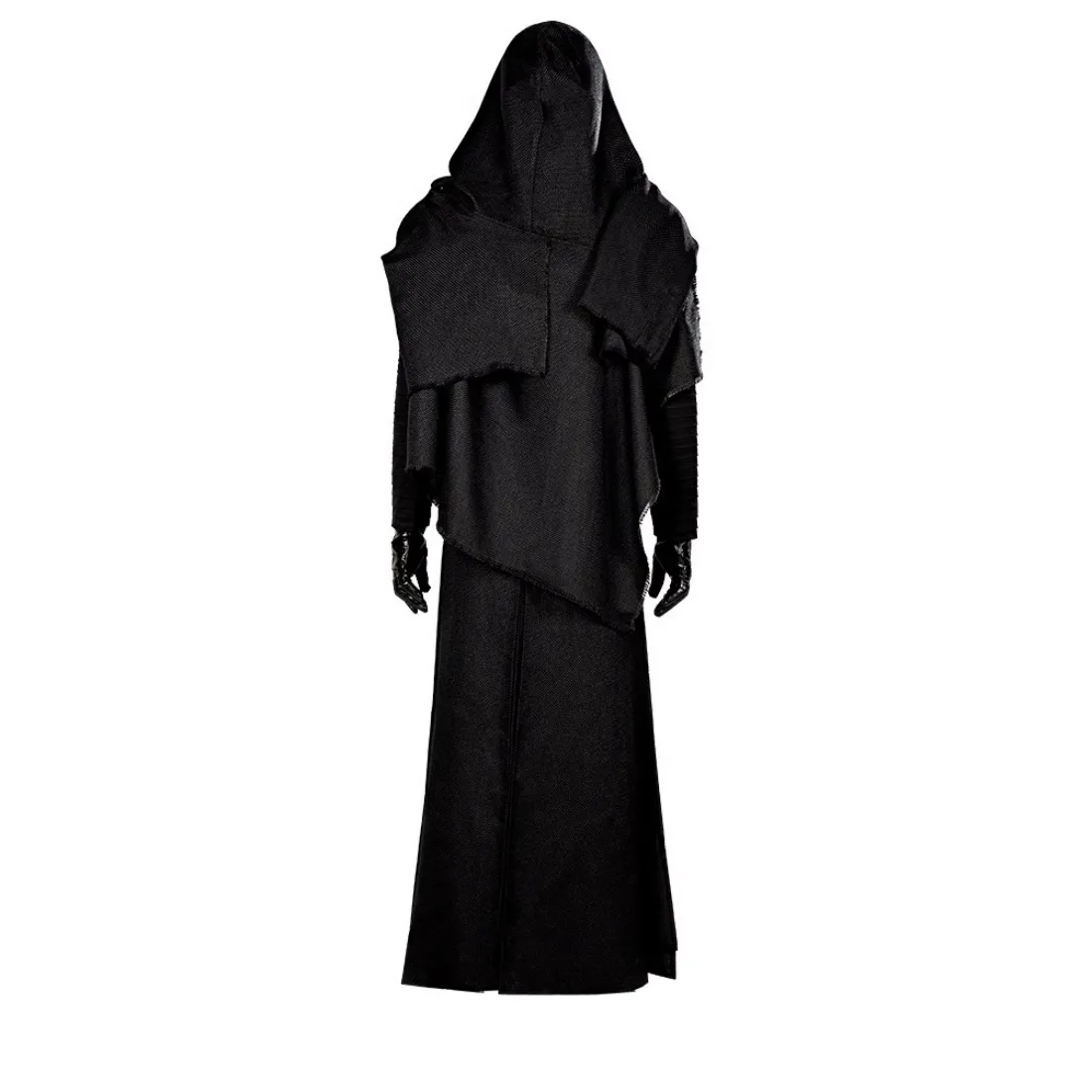 Adult Kylo Ren Uniform Outfit Kylo Ren Jedi Black Robe Top Pants Ben Solo Costume Belt Halloween Party Suit