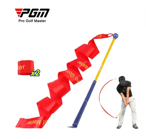 PGM Golf Practitioner Ribbon Swing Stick Sound Practice To Improve Swing Speed Training HGB020