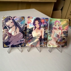 Anime Demon Slayer Kamado Nezuko Kochou Shinobu Kanroji Mitsuri Diy Collectible Cards Christmas Birthday Gifts Children's Toys