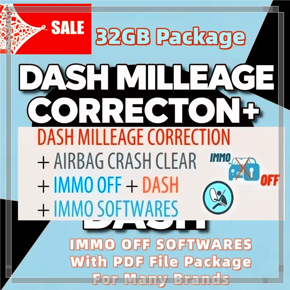 

Автомобильное программное обеспечение 32 ГБ в упаковке DASH MILLEAGE CORRECTION+AIRBAG CRASH CLEAR+IMMO OFF+ DASH +IMMO SOFTWARES Скачать видео по установке