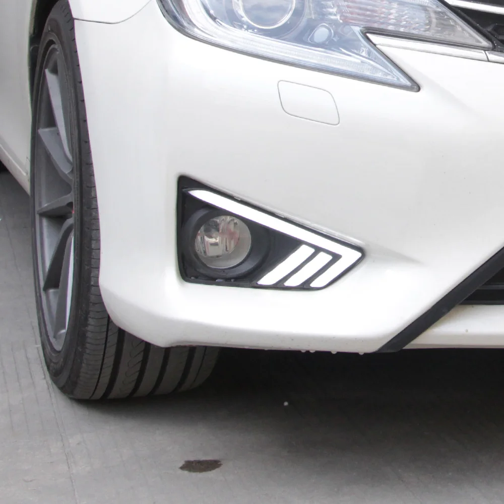 

Для Toyota REIZ 2013-2018 обновленный передний бампер, светодиодные динамические дневные ходовые огни, автомобильные фонари в сборе, аксессуары для инструментов