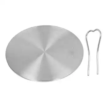 Plaque Diffuseur de Chaleur pour Cuisine Domestique, en Acier Inoxydable, Plaque à Induction, Cuisinière Électrique, Adaptateur Diffuseur, Convertisseur d'Induction