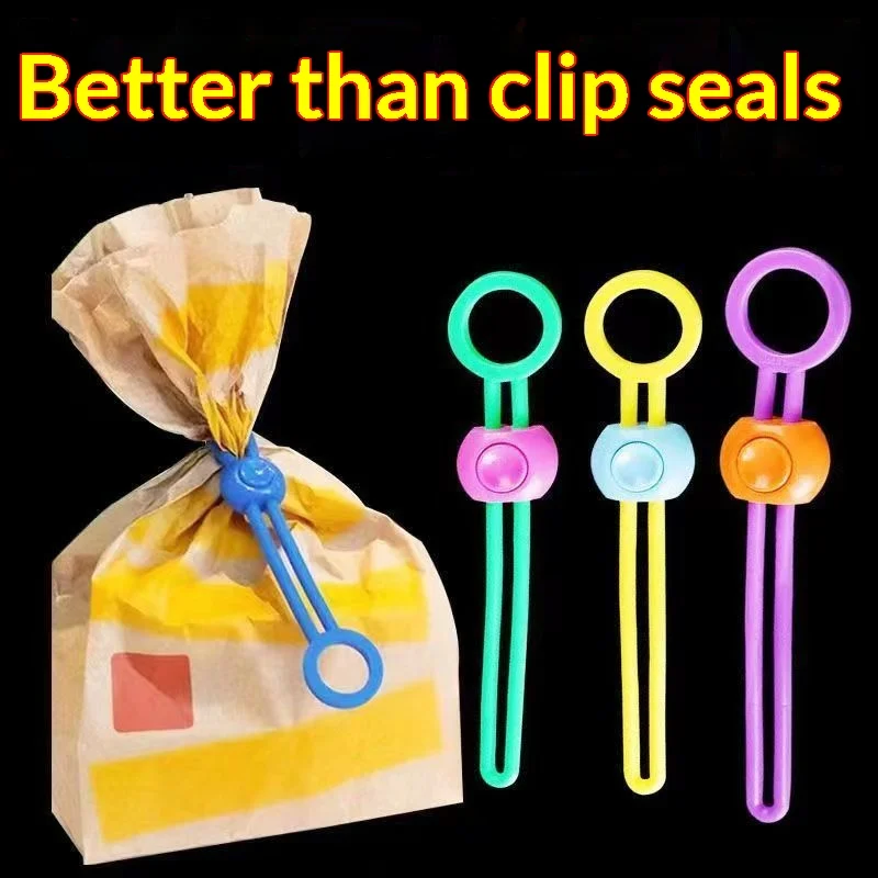 Portable Multi‑Purpose Bag Sealing Clips Reusable Snack Grain Fresh‑Keeping Clamp Cable Organizer For Home Kitchen Office