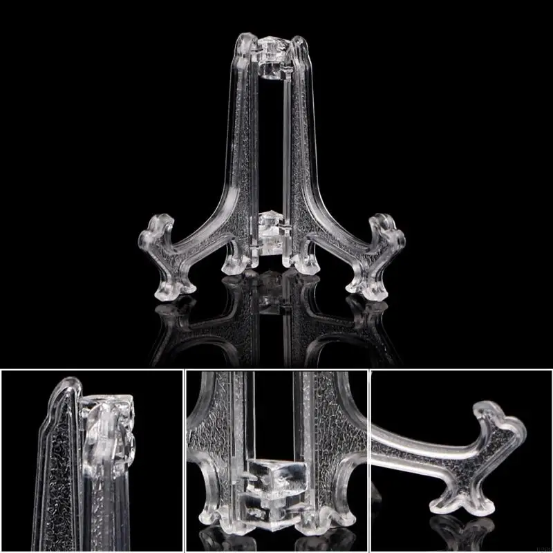 F26C Mini Plastic Coin Display Stand Stand Clear Small Carting Carting Competition Competition Competition