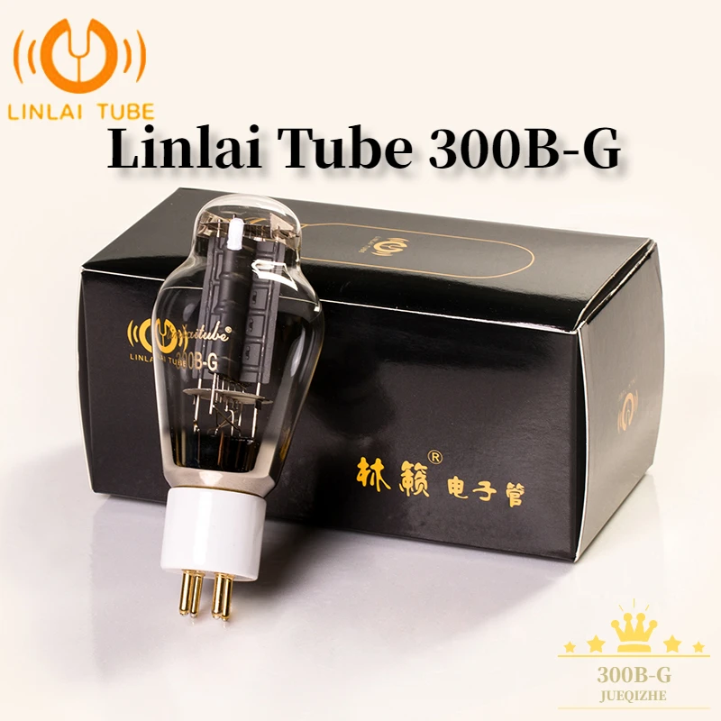 Linlai Tube 300B-N 300B-G Original Factory Matched Pair for Vacuum Tube Amplifier HIFI Amplifier Diy Audio Amp Accessories