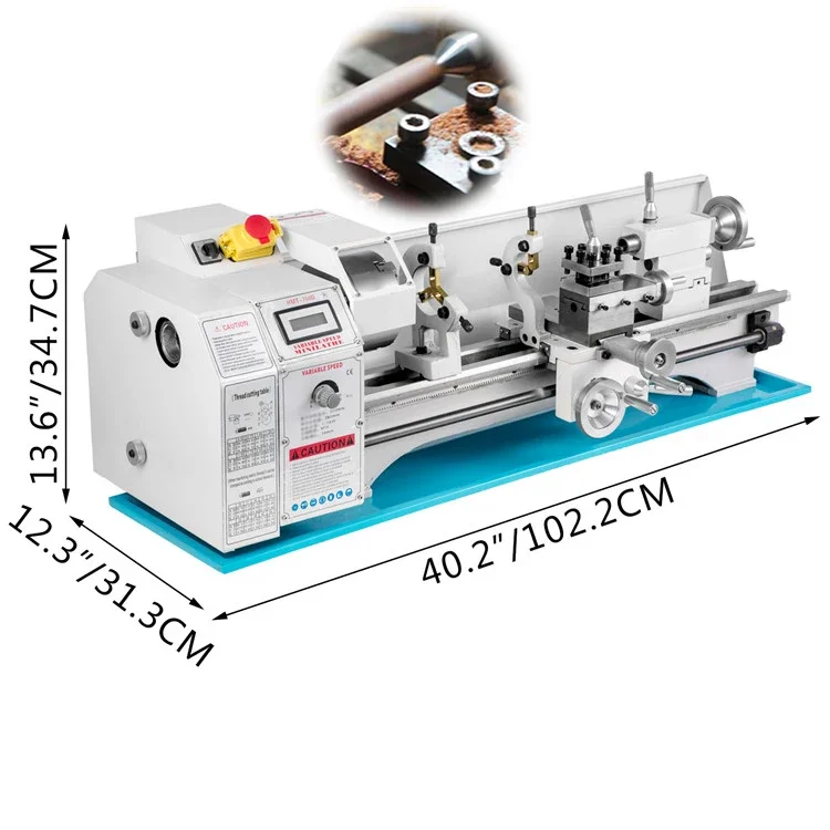 1100 W 220*750MM Mini Metal Lathe Machines