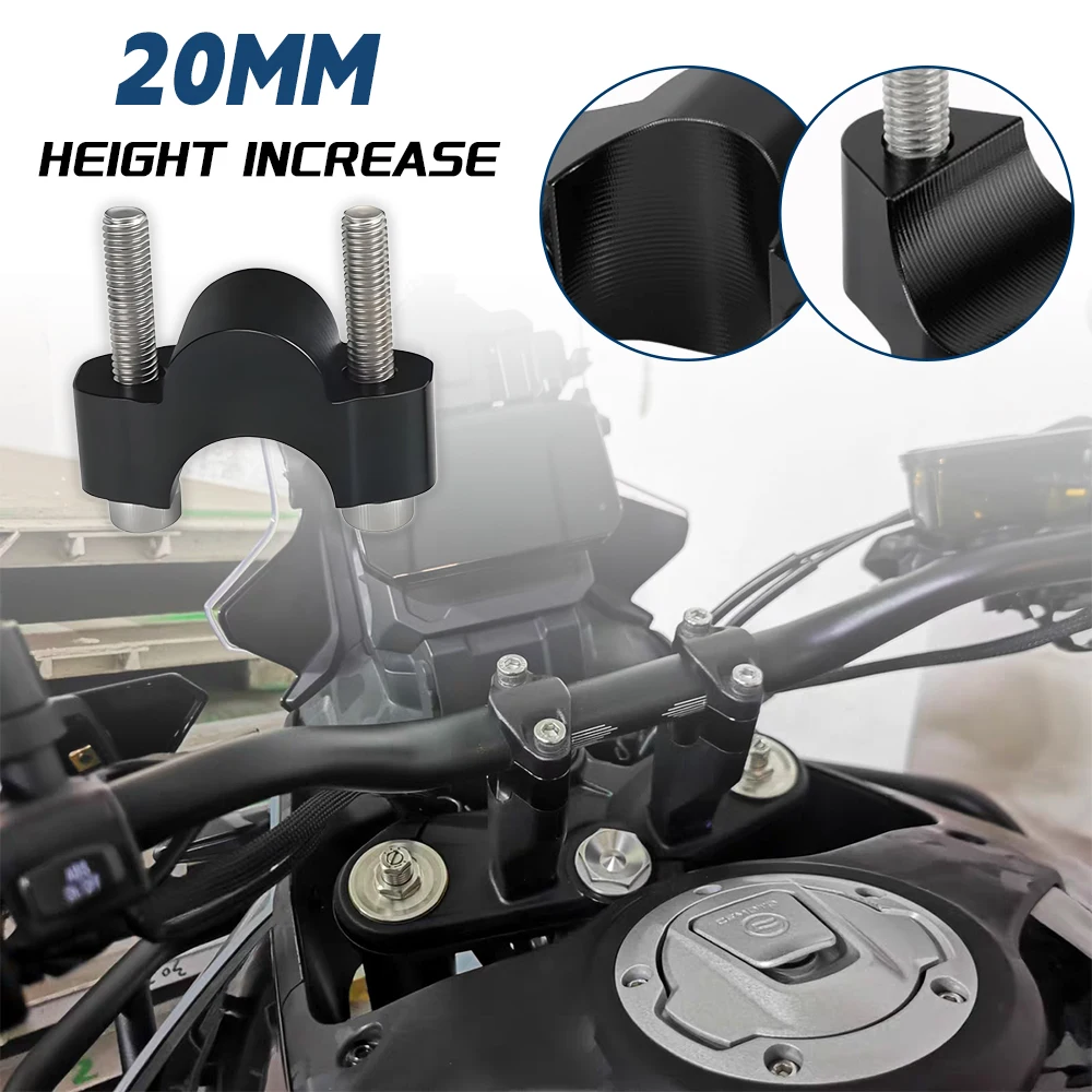 Handlebar Riser Bar Mount Handle Clamp Motorcycle Bracket Adapter For CFMOTO 450MT IBEX 450 800MT 800MTX 800 Explore 2025