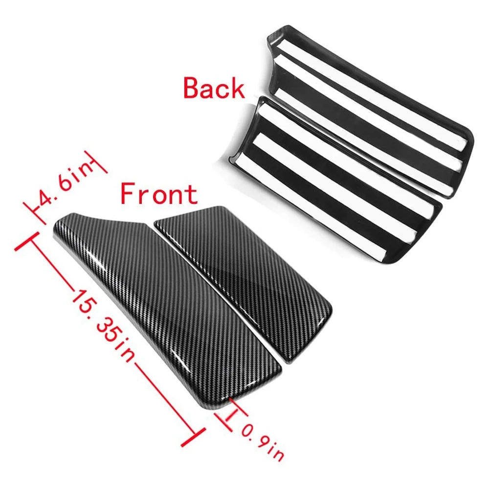 A01K-For -BMW 5 Series F10 2011-2016 Carbon Fiber Center Armrest Box Covers Console Box Storage Box Trim Cover
