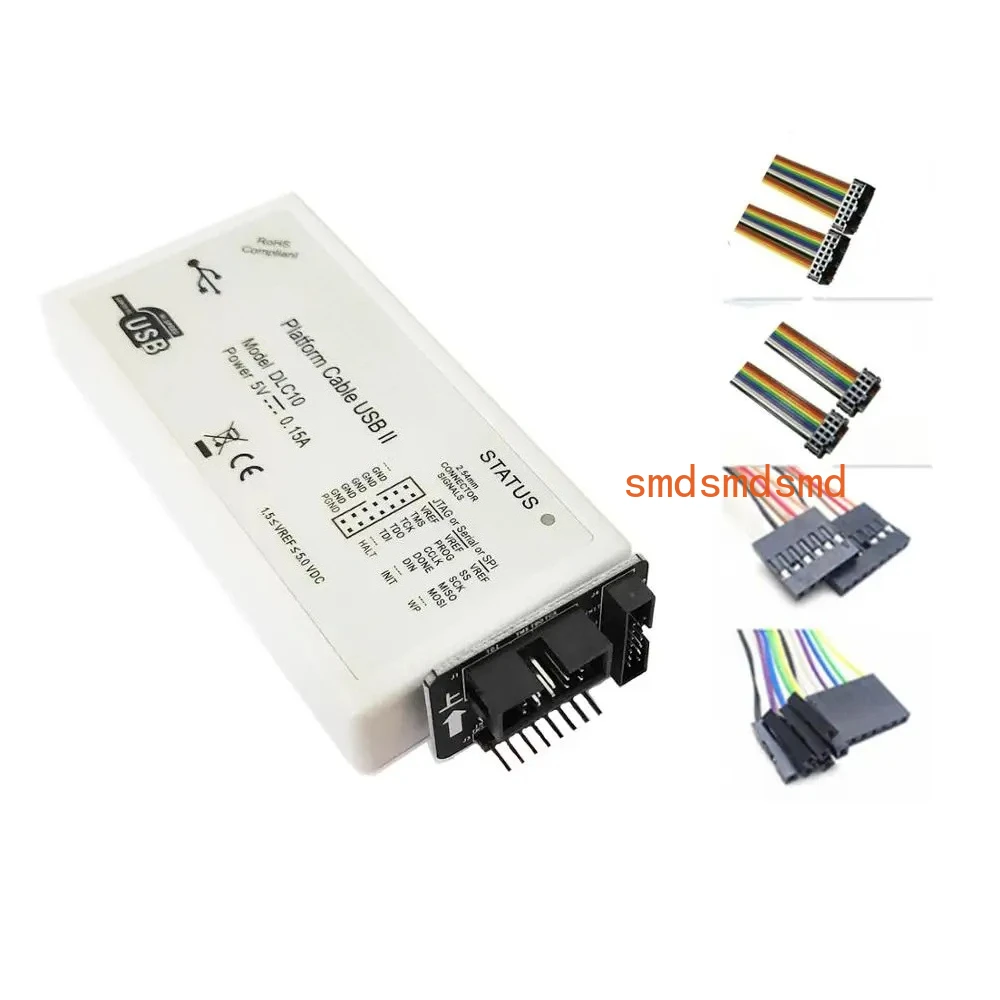 

Upgraded Version DLC10 Platform Cable USB Download Cable Jtag Programmer for FPGA CPLD CY7C68013A Replace DLC9LP