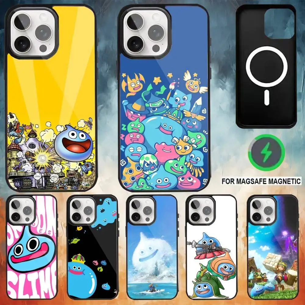 

DraGon Q-Quest S-Slime Phone Case For iPhone17,16,15,14,13,12,11 Plus,Pro Max Magnetic Magsafe Wireless Charging
