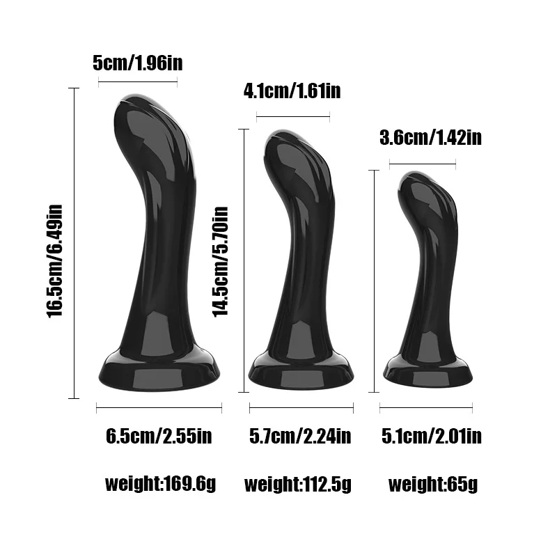 Multi - Color Glass Anal Plug Set, Smooth Silicone Anal Toys for Anal Play Sex Toys 2