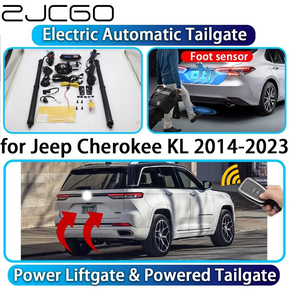 

ZJCGO for Jeep Cherokee KL 2014-2023 OEM Automatic Power Liftgate Powered Tailgate Intelligent System Car Trunk Control Lift Kit
